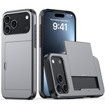 Custodia antiurto per telefono con slot per carte, For iPhone 18, For iPhone 18 Pro