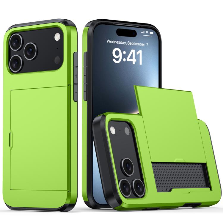 Custodia antiurto per telefono con slot per carte, For iPhone 18, For iPhone 18 Pro