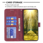 Custodia in pelle con texture a rombi e fibbia magnetica per Samsung Galaxy S25