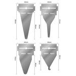 Raschietto magnetico bifacciale per rimozione colla 8 in 1