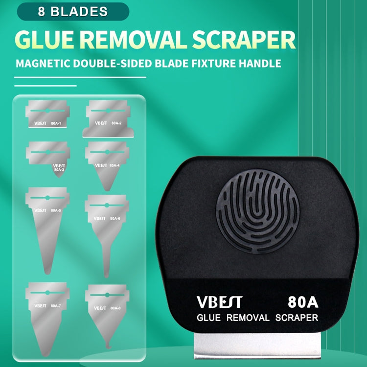 Raschietto magnetico bifacciale per rimozione colla 8 in 1