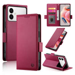 Custodia magnetica in pelle smerigliata con fibbia laterale per Samsung Galaxy