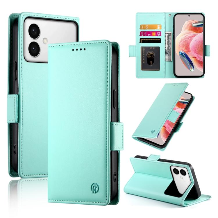 Custodia magnetica in pelle smerigliata con fibbia laterale per Samsung Galaxy