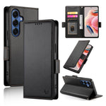 Custodia magnetica in pelle smerigliata con fibbia laterale per Samsung Galaxy