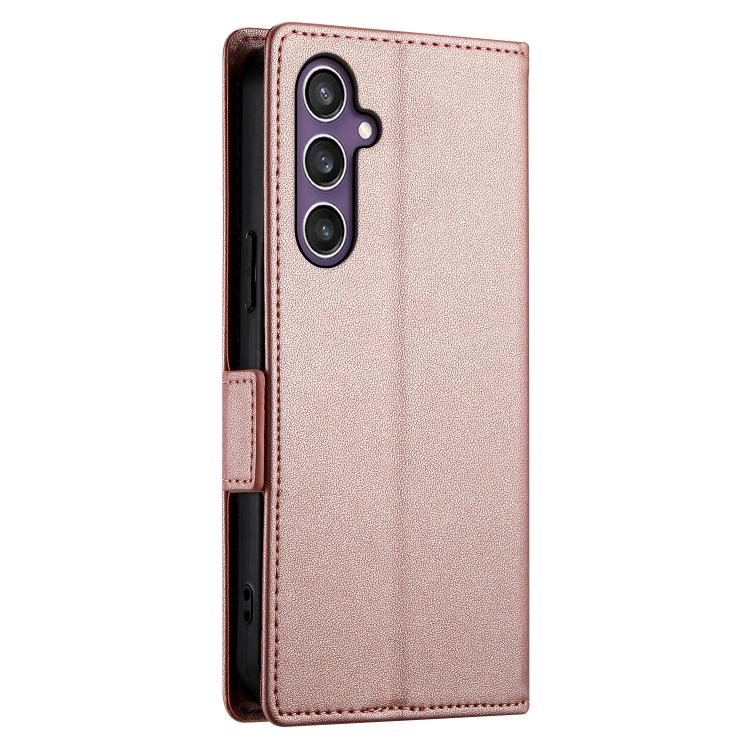 Custodia magnetica in pelle smerigliata con fibbia laterale per Samsung Galaxy