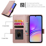 Custodia in pelle smerigliata magnetica con fibbia laterale per Samsung Galaxy