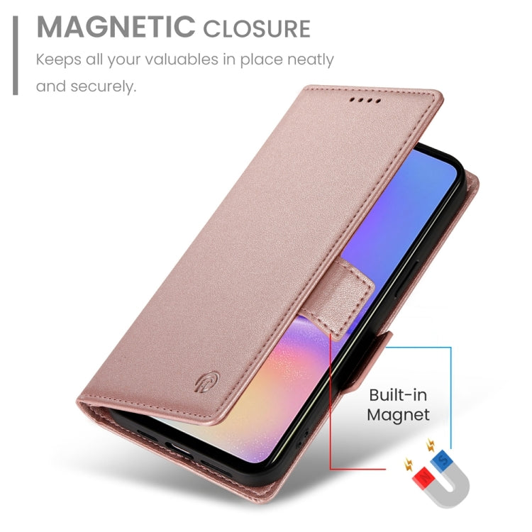 Custodia in pelle smerigliata magnetica con fibbia laterale per Samsung Galaxy