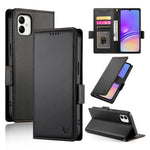 Custodia in pelle smerigliata magnetica con fibbia laterale per Samsung Galaxy