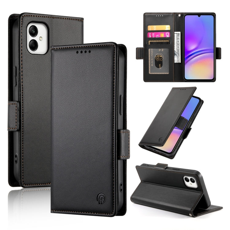 Custodia in pelle smerigliata magnetica con fibbia laterale per Samsung Galaxy