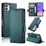 Custodia in pelle smerigliata magnetica con fibbia laterale per Samsung Galaxy