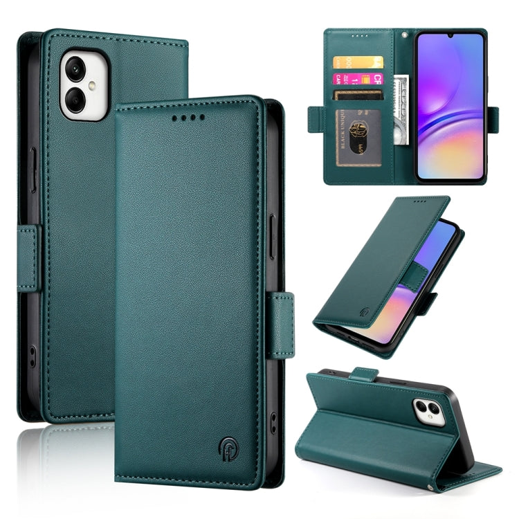 Custodia in pelle smerigliata magnetica con fibbia laterale per Samsung Galaxy