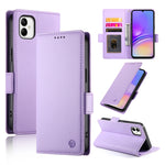 Custodia in pelle smerigliata magnetica con fibbia laterale per Samsung Galaxy