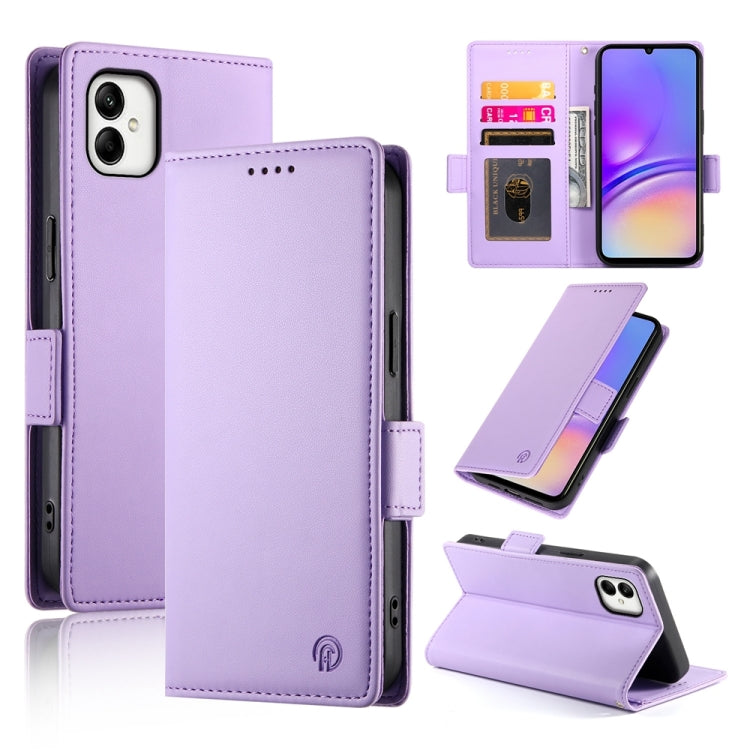 Custodia in pelle smerigliata magnetica con fibbia laterale per Samsung Galaxy