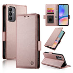 Custodia in pelle smerigliata magnetica con fibbia laterale per Samsung Galaxy