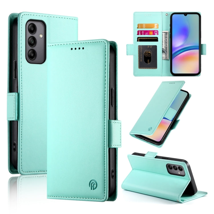 Custodia in pelle smerigliata magnetica con fibbia laterale per Samsung Galaxy