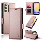 Custodia in pelle smerigliata magnetica con fibbia laterale per Samsung Galaxy