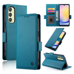 Custodia in pelle smerigliata magnetica con fibbia laterale per Samsung Galaxy