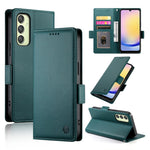 Custodia in pelle smerigliata magnetica con fibbia laterale per Samsung Galaxy