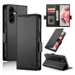 Custodia magnetica in pelle smerigliata con fibbia laterale per Samsung Galaxy