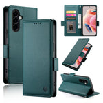 Custodia magnetica in pelle smerigliata con fibbia laterale per Samsung Galaxy