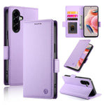 Custodia magnetica in pelle smerigliata con fibbia laterale per Samsung Galaxy