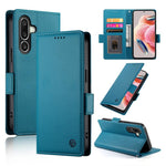 Custodia magnetica in pelle smerigliata con fibbia laterale per Samsung Galaxy