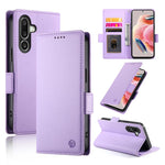 Custodia magnetica in pelle smerigliata con fibbia laterale per Samsung Galaxy