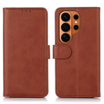 Custodia per cellulare in pelle con texture mucca per Galaxy S26 FE 5G