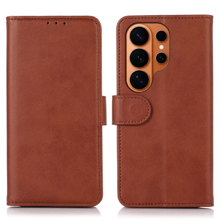 Custodia per cellulare in pelle con texture mucca per Galaxy S26 FE 5G