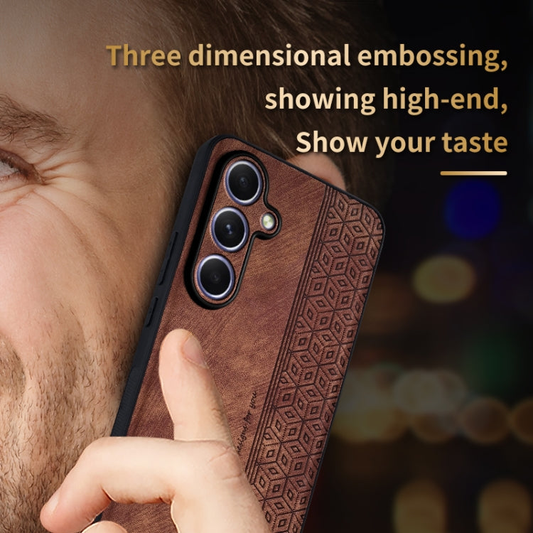 Custodia 3D effetto pelle per Samsung Galaxy S25+ 5G
