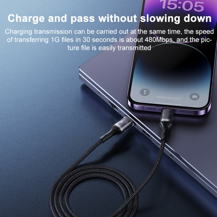 Cavo ricarica USB-C 240W Yesido CA166 1,2 m