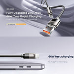 Cavo ricarica rapida USB-C 66W 1,2 m per iPhone 15 e 16