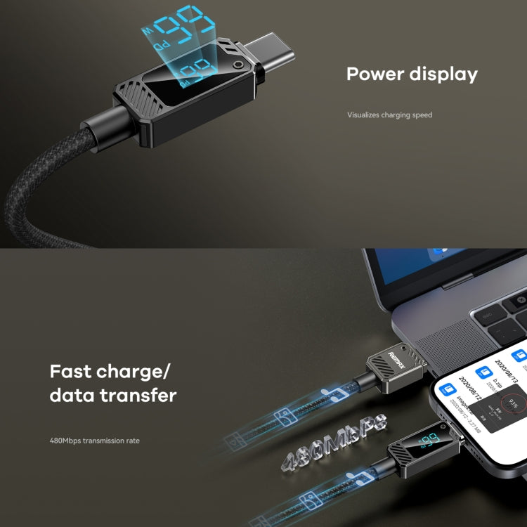 Cavo ricarica rapida USB Type-C 66W 1,2m Remax RC-C070