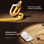 Cavo ricarica rapida USB-C 60W 1,2 m Remax RC-C166