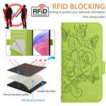 Custodia per telefono antifurto in pelle RFID rosa goffrata, For iPhone XR, For iPhone XS Max, For iPhone 8 Plus / 7 Plus
