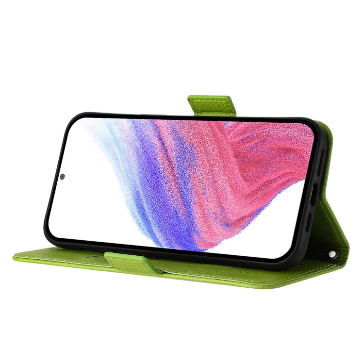 Custodia antifurto RFID in pelle con motivo a rosa per Samsung Galaxy M53 M33