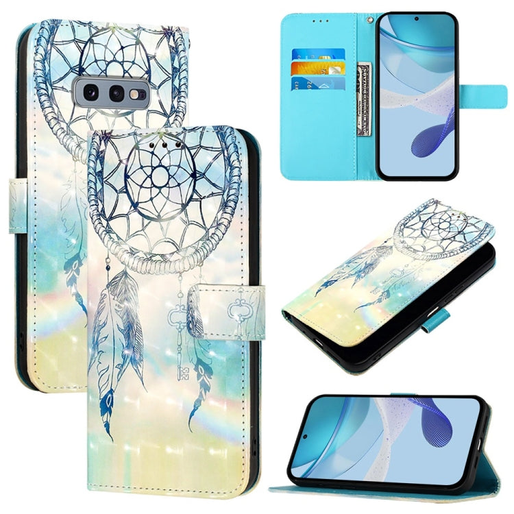 Custodia in pelle con flip orizzontale e pittura 3D per Samsung Galaxy S24 FE 5G