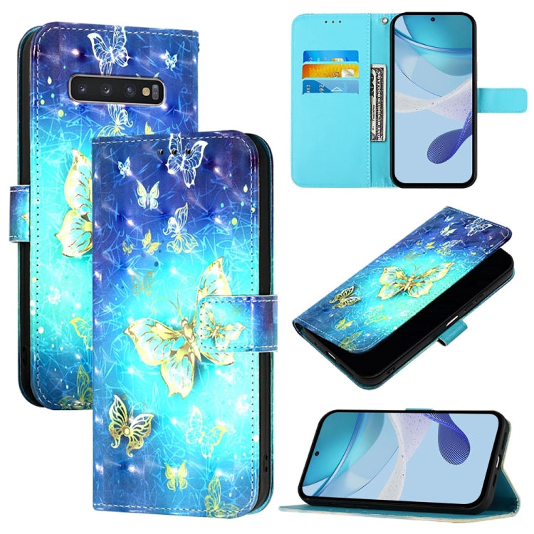 Custodia in pelle con flip orizzontale e pittura 3D per Samsung Galaxy S24 FE 5G