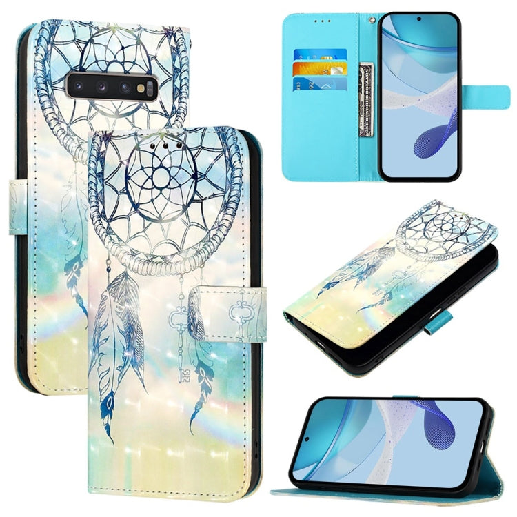 Custodia in pelle con flip orizzontale e pittura 3D per Samsung Galaxy S24 FE 5G