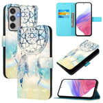 Custodia in pelle con flip orizzontale e pittura 3D per Samsung Galaxy M56 5G
