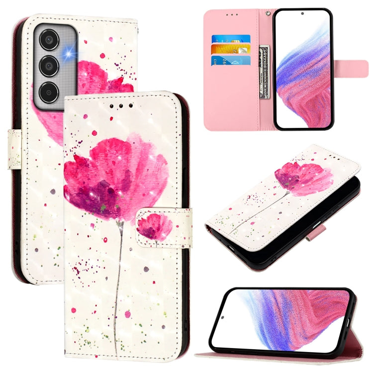 Custodia in pelle con flip orizzontale e pittura 3D per Samsung Galaxy M56 5G