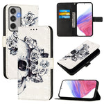 Custodia in pelle con flip orizzontale e pittura 3D per Samsung Galaxy M56 5G