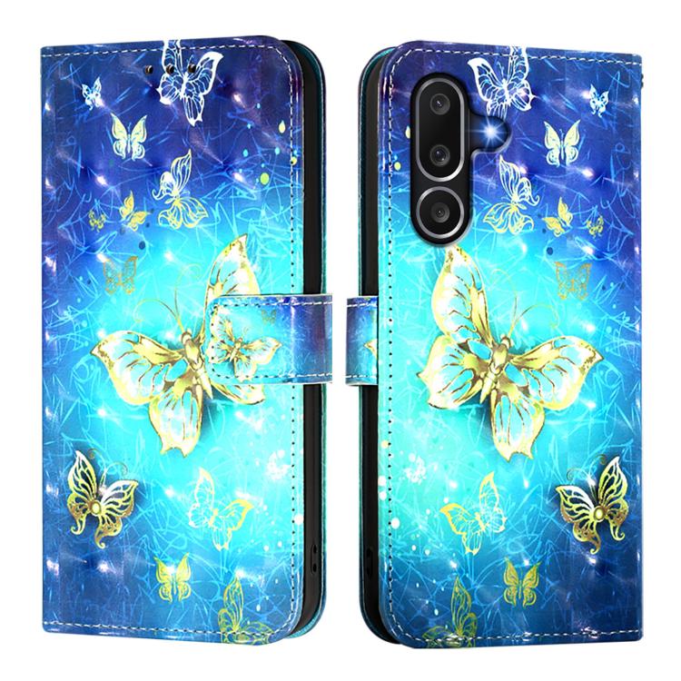 Custodia in pelle con flip orizzontale e pittura 3D per Samsung Galaxy M56 5G