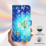 Custodia in pelle con flip orizzontale e pittura 3D per Samsung Galaxy M56 5G