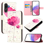 Custodia in pelle con flip orizzontale e pittura 3D per Samsung Galaxy M56 5G