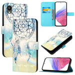 Custodia in pelle con vibrazione orizzontale per Samsung Galaxy A24 4G