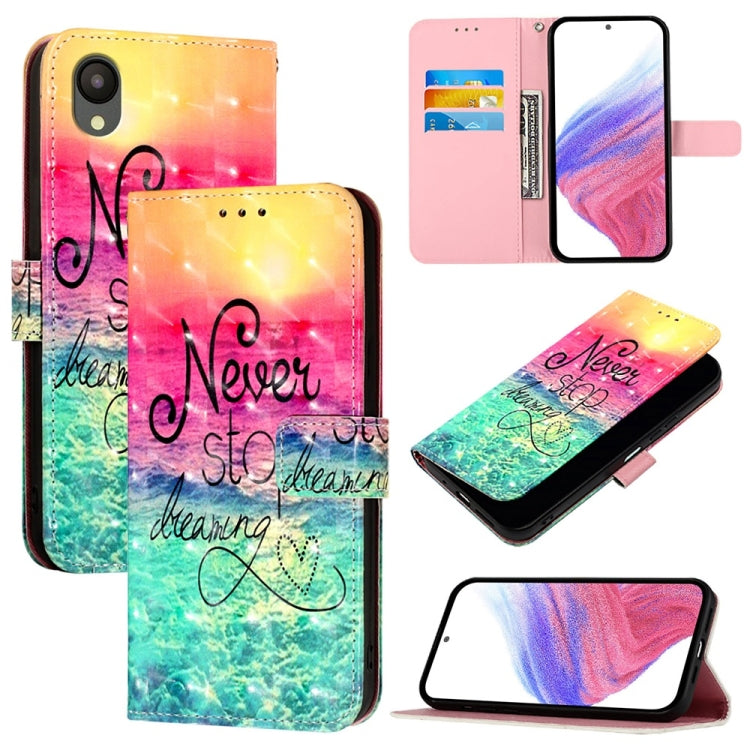 Custodia in pelle con vibrazione orizzontale per Samsung Galaxy A24 4G