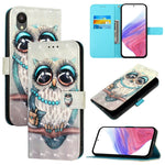 Custodia in pelle con vibrazione orizzontale per Samsung Galaxy A24 4G