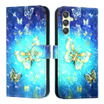 Custodia in pelle con vibrazione orizzontale per Samsung Galaxy A24 4G