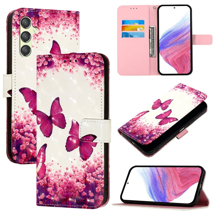 Custodia in pelle con vibrazione orizzontale per Samsung Galaxy A24 4G